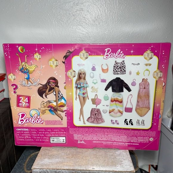 Barbie Toys Mattel Barbie Advent Calendar Full Size Barbie 24